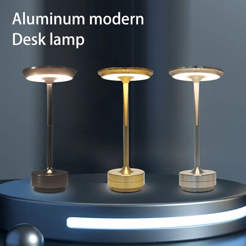 LED Rechargeable Touch Desk Lamps Night Light Table Lamp Cafe Bedroom Bar Modern Minimalist Decoration Bedside Table Lamps Gifts