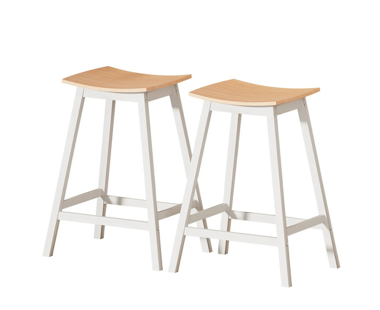 Bar Stools Set of 2 Kitchen Stool 65Cm