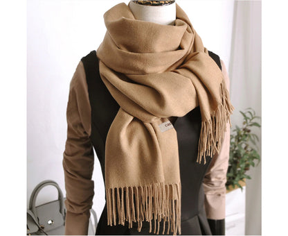 Women'S Scarf Blanket Scarf Women'S Cashmere Feel Cashmere Shawl