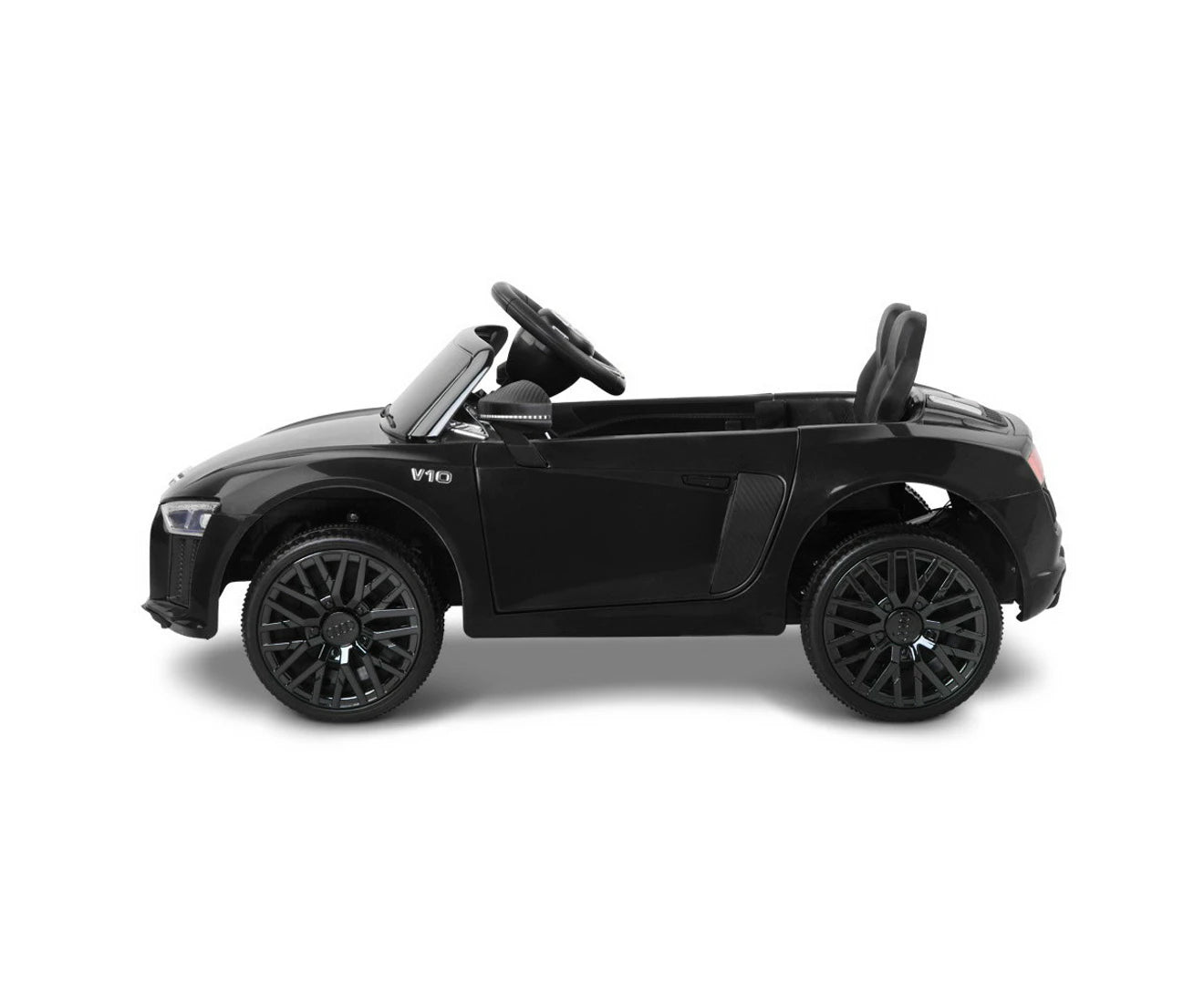 Kids Ride on Car  Licensed R8 Battery Electric Toy Black Remote 12V Cars